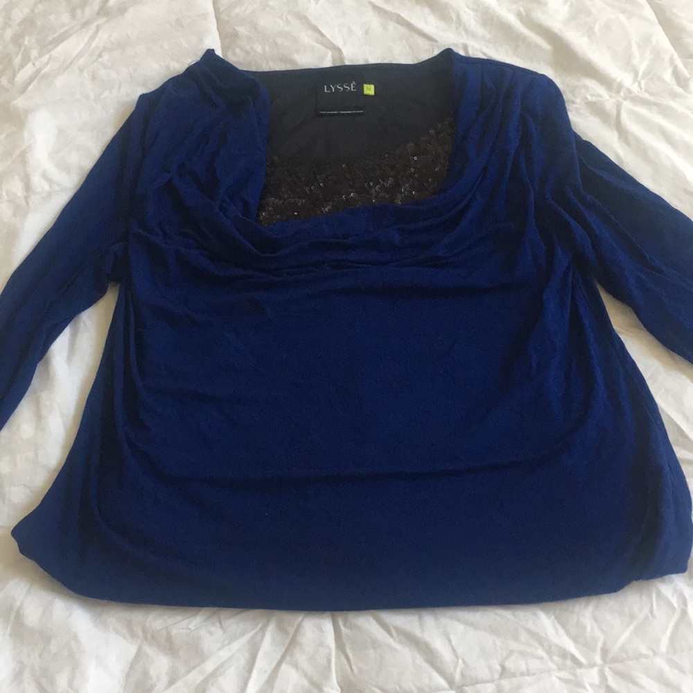 Lysee tunic top with sequin detail
